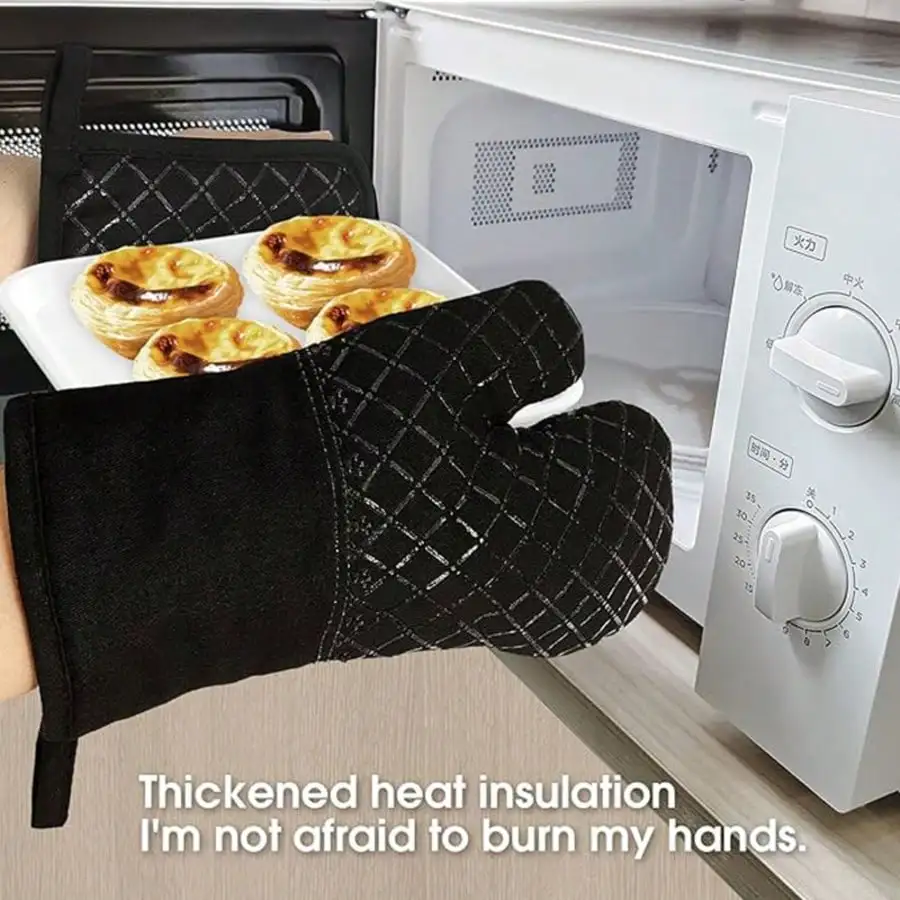 4PCS Silicone Kitchen Microwav - Heat Resistant Glove ulasan dan harga