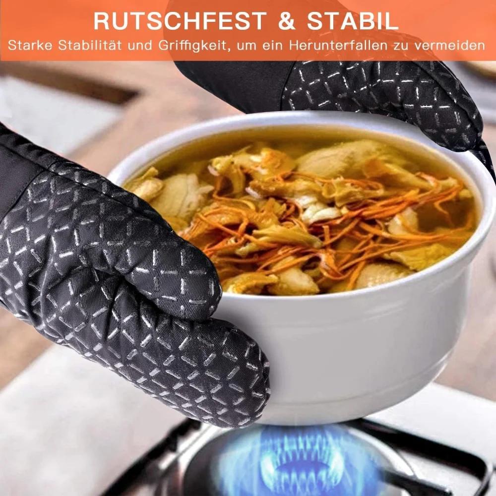 4PCS Silicone Kitchen Microwav - Heat Resistant Glove ulasan dan harga