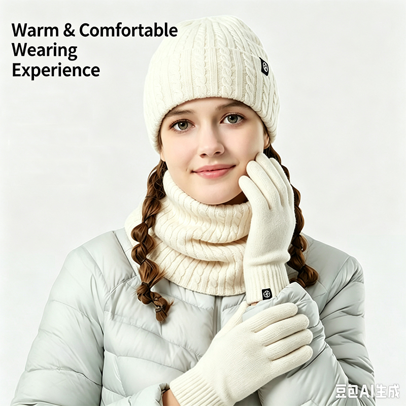 Man and Woman Fleece Lined Hat - Wool Glove Lined ulasan dan harga