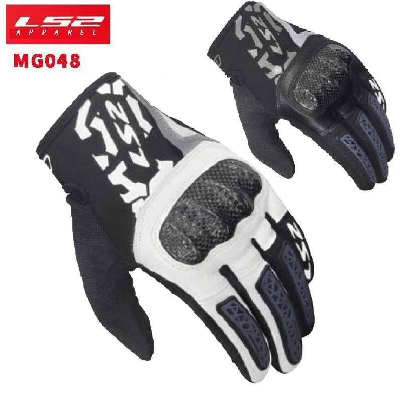 LS2 MG048 Carbon Fiber Motorcy - Motorcycle Glove Knuckle ulasan dan harga