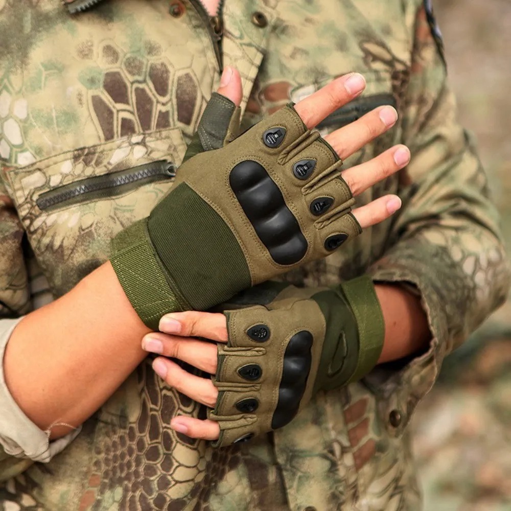 Outdoor Tactical Full‑Finger G - Motorcycle Glove Knuckle ulasan dan harga