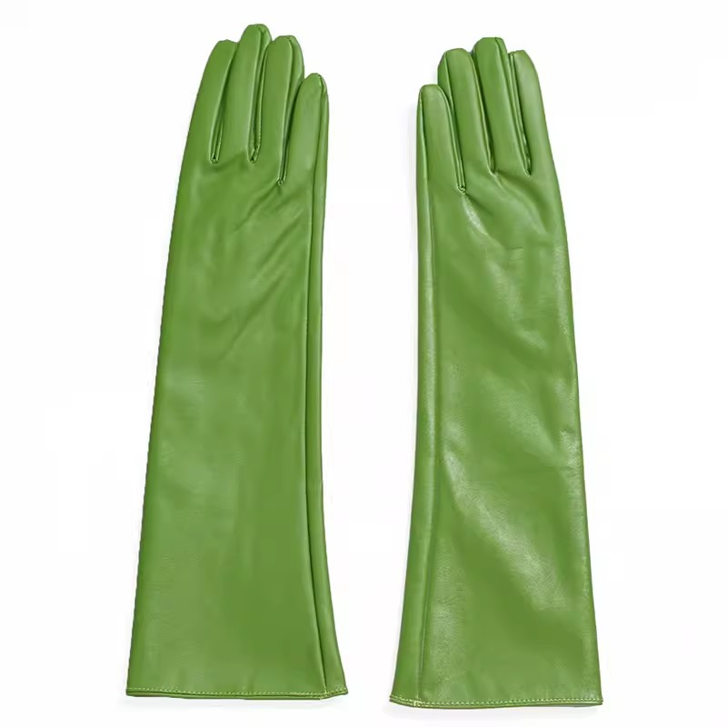 Women's Elegant Fashion Long P - Leather Driving Glove ulasan dan harga